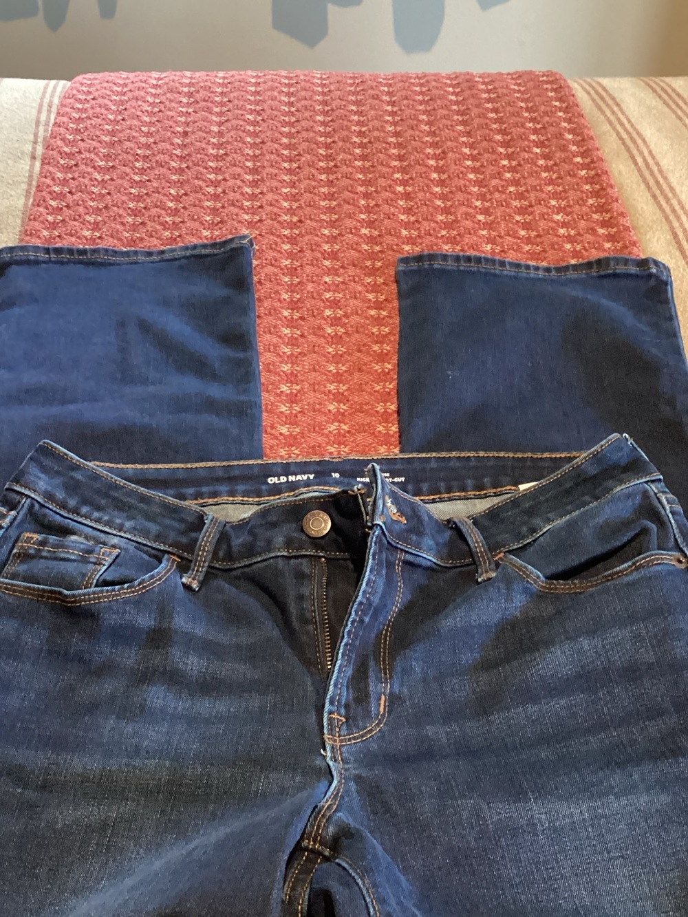 Old Navy Women's Dark Indigo Boot Cut Jeans
